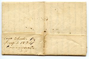 Letter 1 1 1824 back002